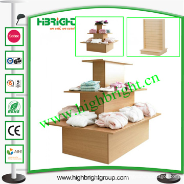 3 Shelf MDF Display Island Stand